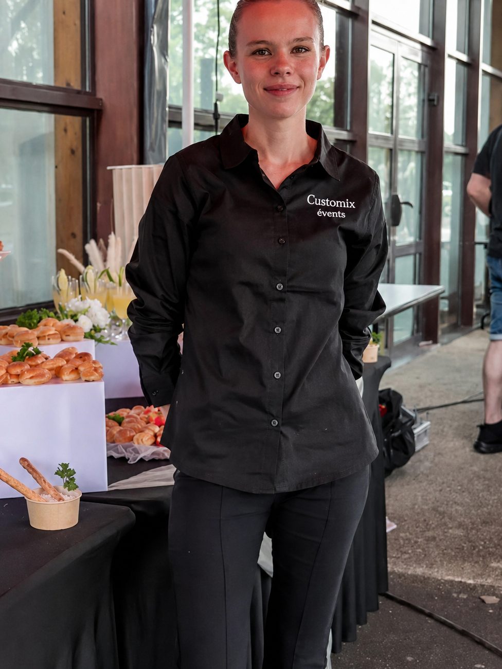 Fondatrice de Customix Events lors d une réception